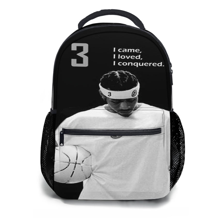 Allen Iverson Hi Contrast School Backpacks