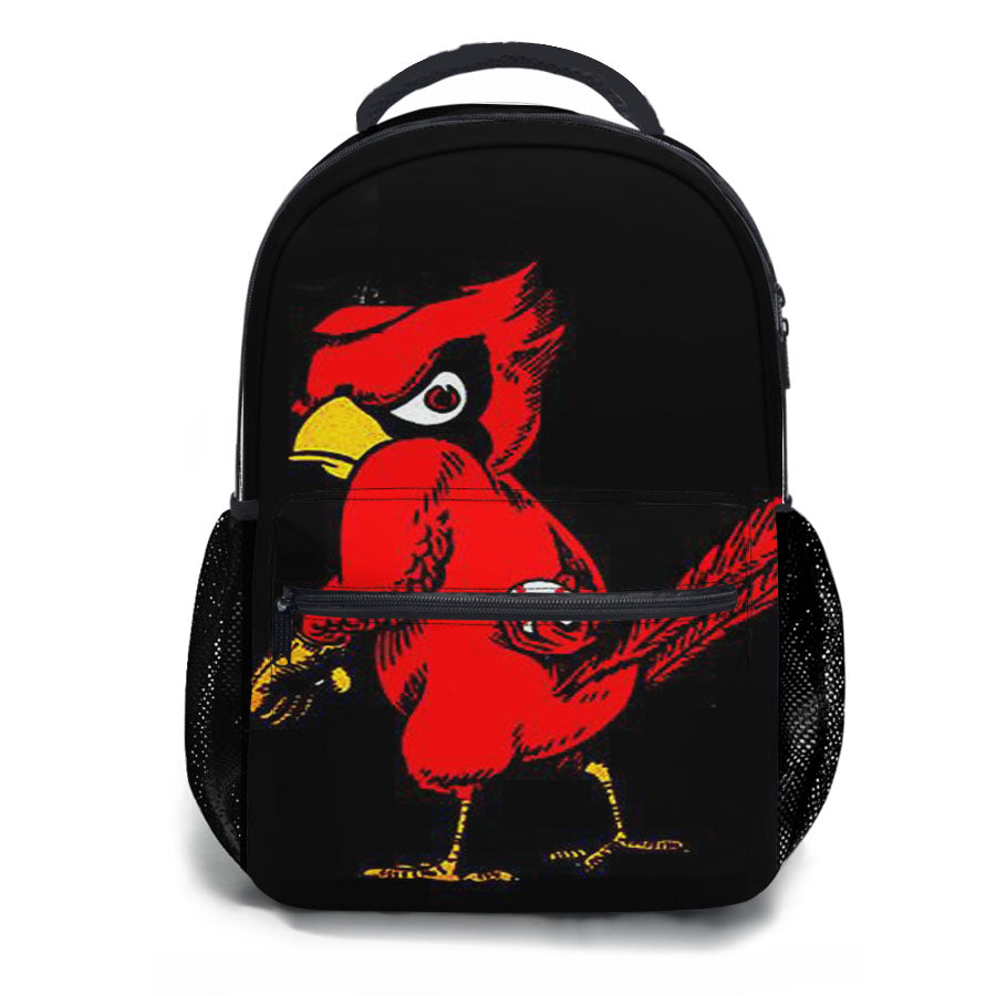 Angry Cardinal 8 School Backpacks