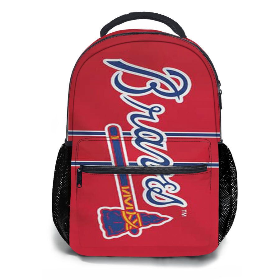 Atlanta Braves Jersey Logo School Backpacks