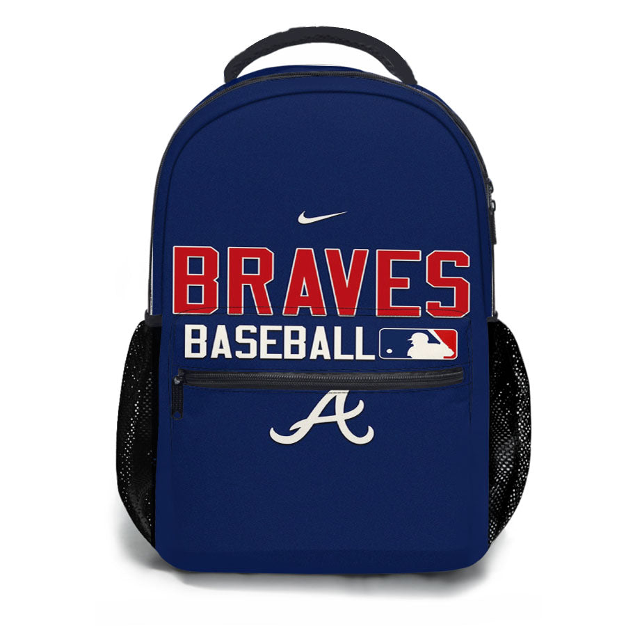 Atlanta Braves Mlb Baseball 3 School Backpacks