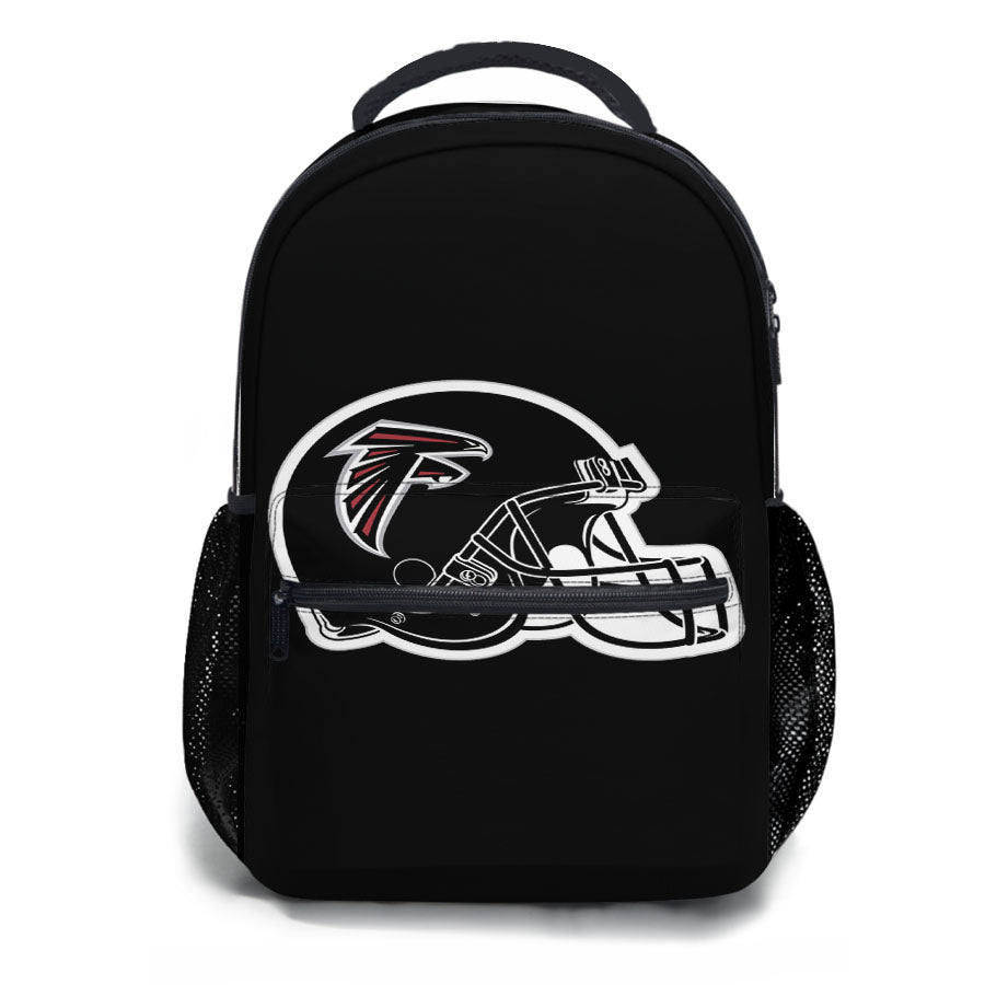 Atlanta Falcon Logo Helmet School Backpacks