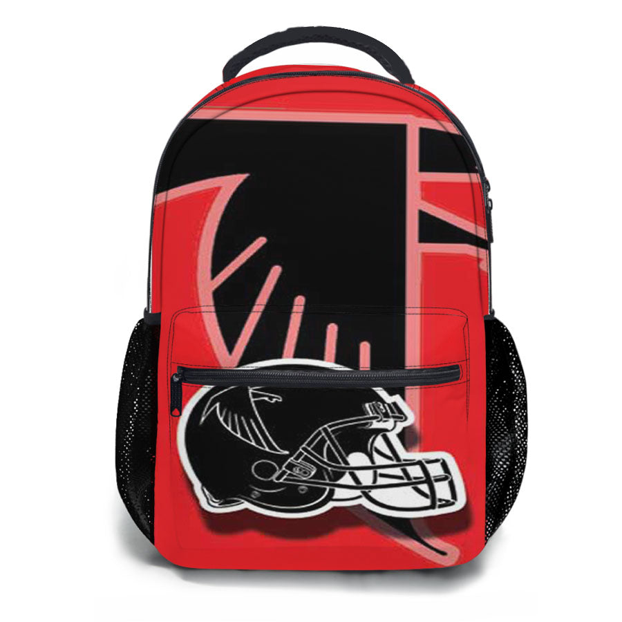 Atlanta Falcons Helmet Overlap School Backpacks