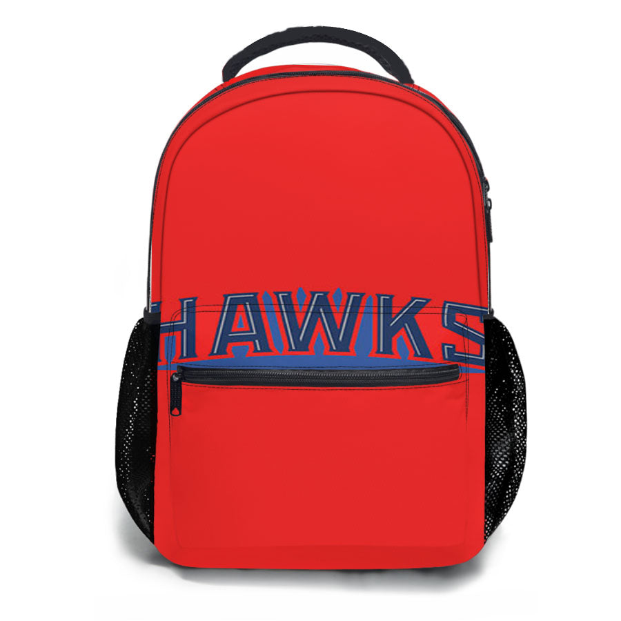 Atlanta Hawks Red Blue School Backpacks