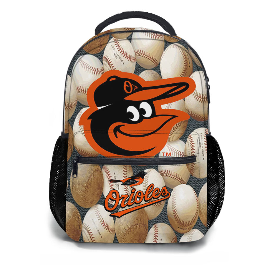 Baltimore Orioles Mlb Baseball School Backpacks