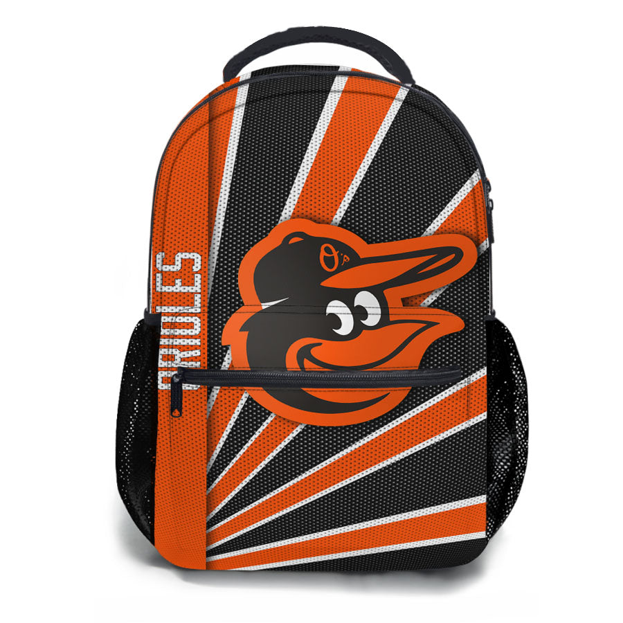 Baltimore Orioles Stripe Wallpaper School Backpacks