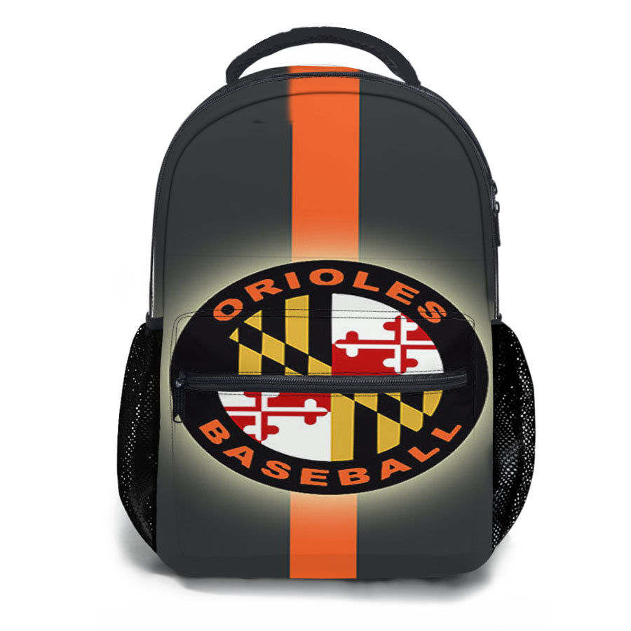 Baseball Orioles School Backpacks