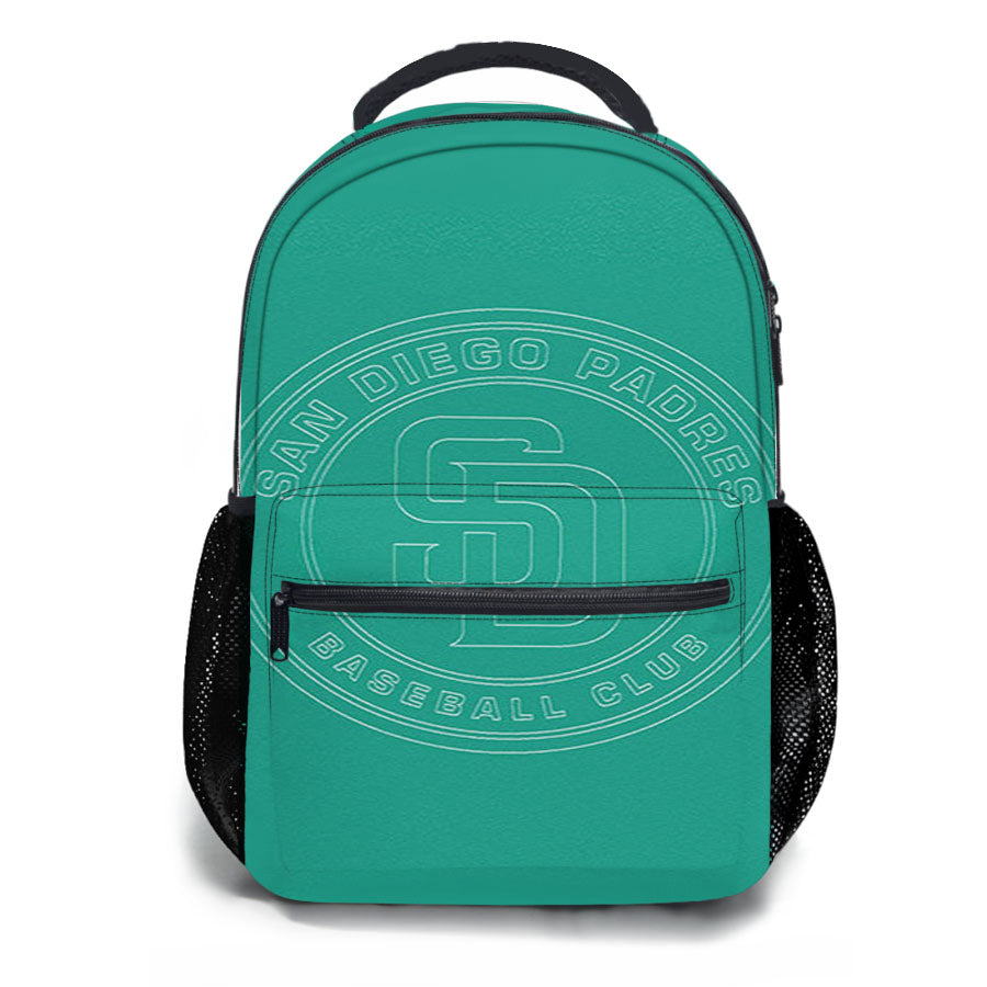 Blue Art San Diego Padres School Backpacks