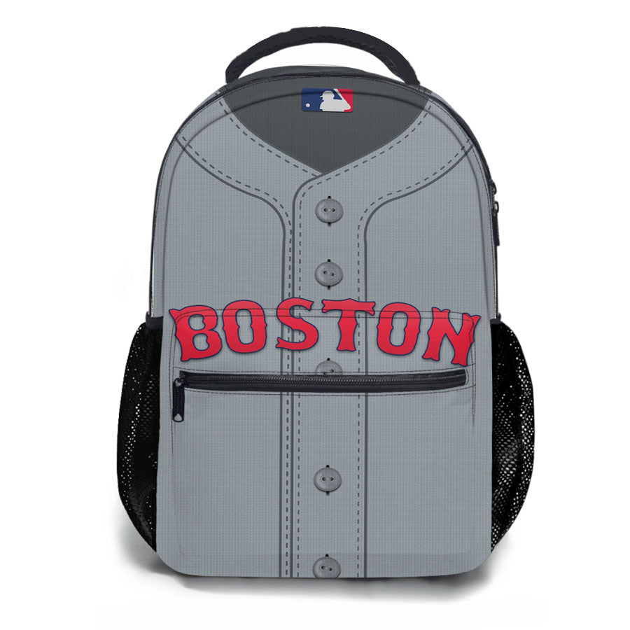 Boston Baseball Uniform School Backpacks
