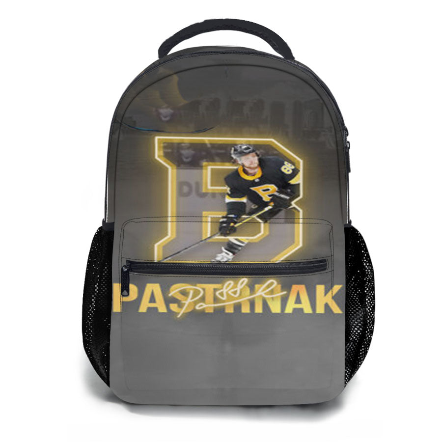Boston Bruins David Pastrnak School Backpacks