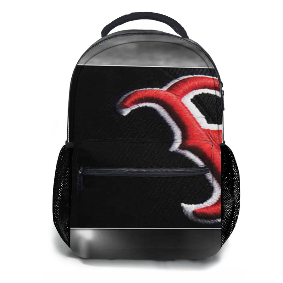 Boston Red Sox Big Patch Grey School Backpacks
