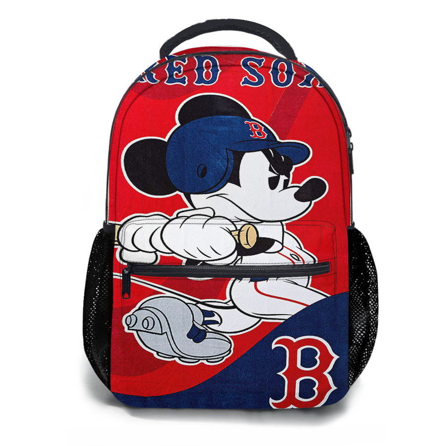 Boston Red Sox Disney Mickey Mouse Mlb School Backpacks
