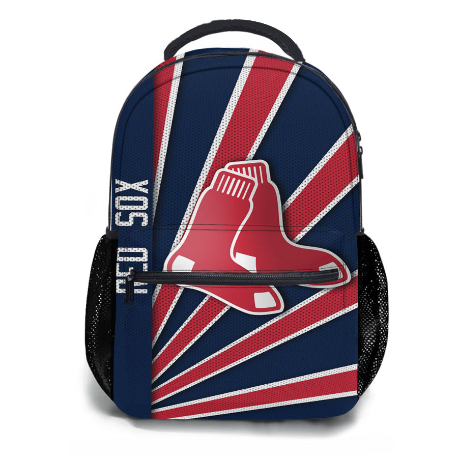 Boston Red Sox Stripe Wallpaper School Backpacks