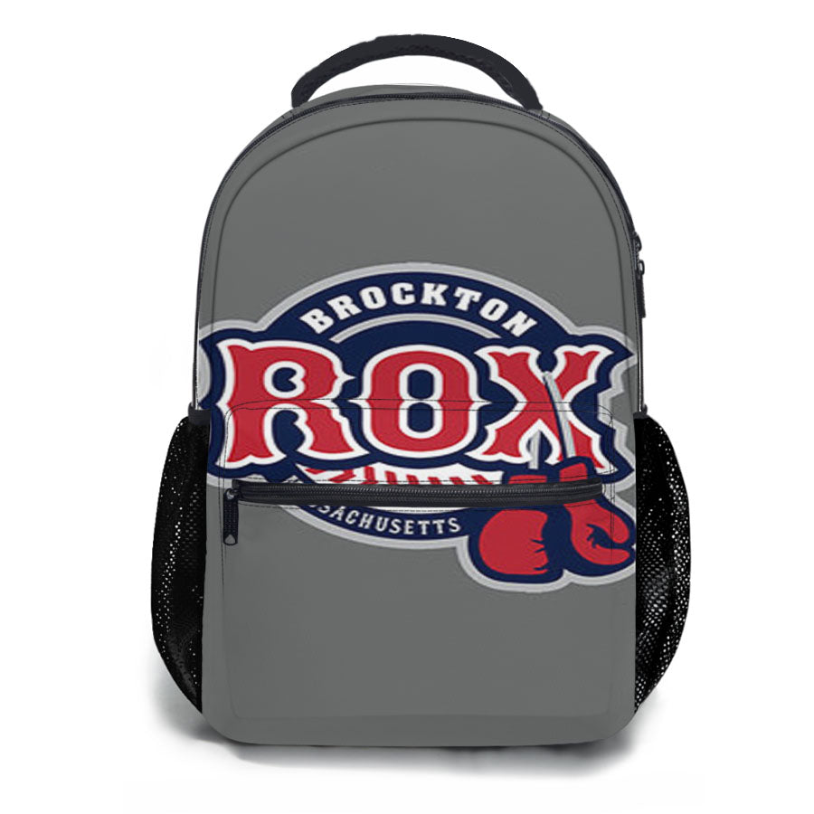 Brocton Rox Baseball Logo Gray School Backpacks