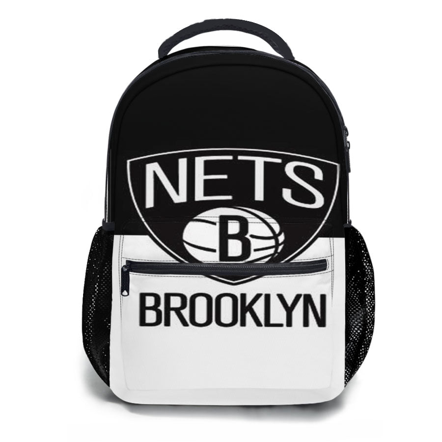 Brooklyn Nets Bw Logo-Split School Backpacks