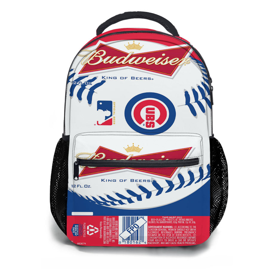 Budweiser Mlb Chicago Cubs School Backpacks