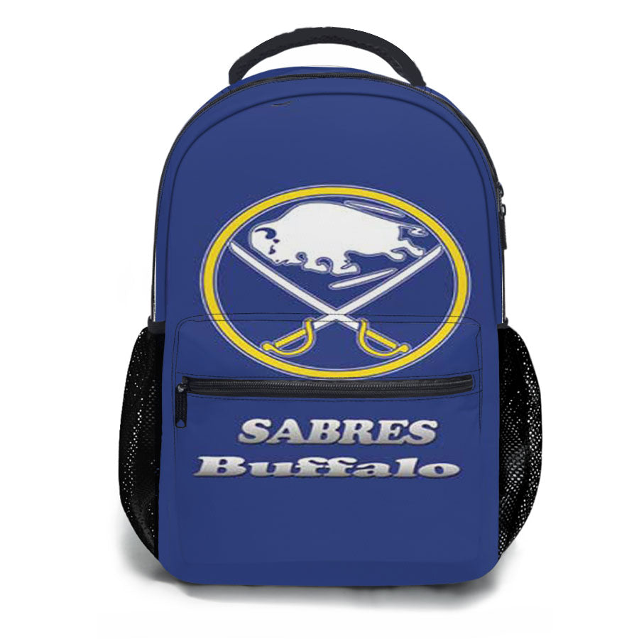 Buffalo Sabres Logo On Blue School Backpacks