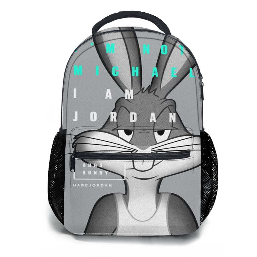 Bugs Bunny Not Jordan Space School Backpacks