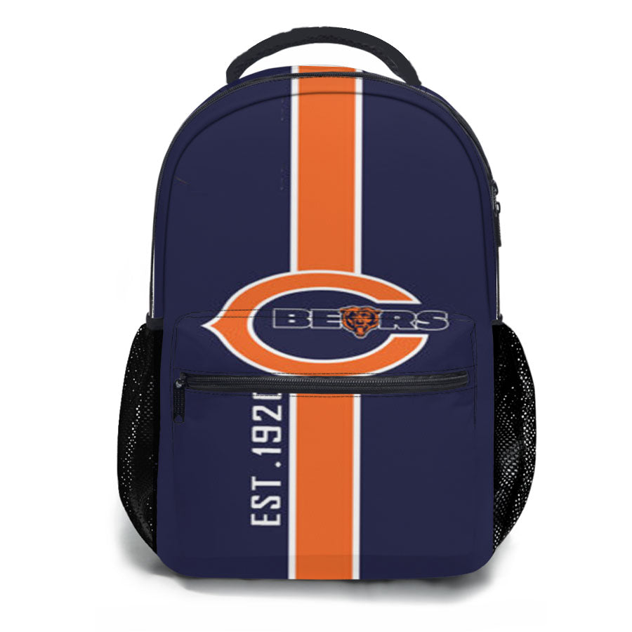Chicago Bear Est 1920 School Backpacks