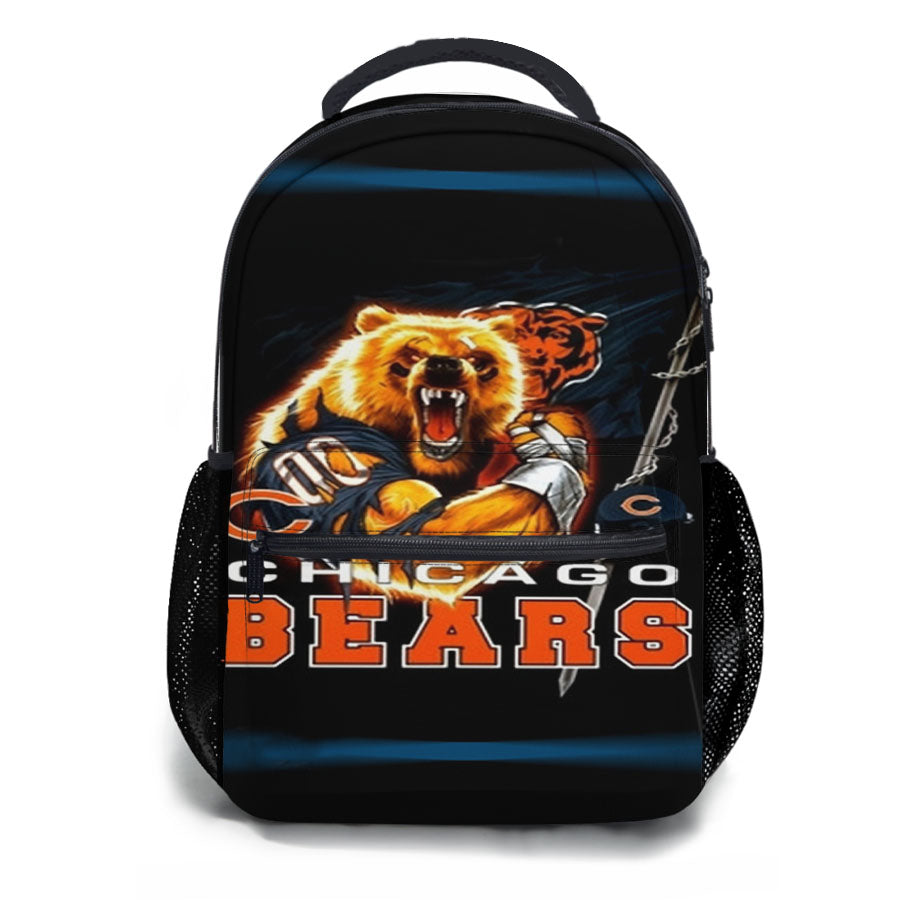 Chicago Bears Nfl Black 1 School Backpacks