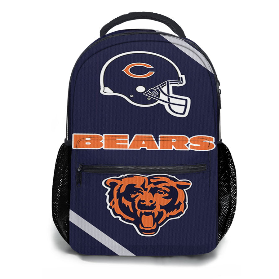 Chicago Bears Wallpaper School Backpacks