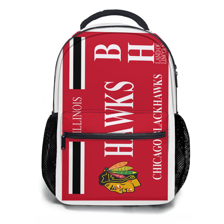 Chicago Blackhawks School Backpacks