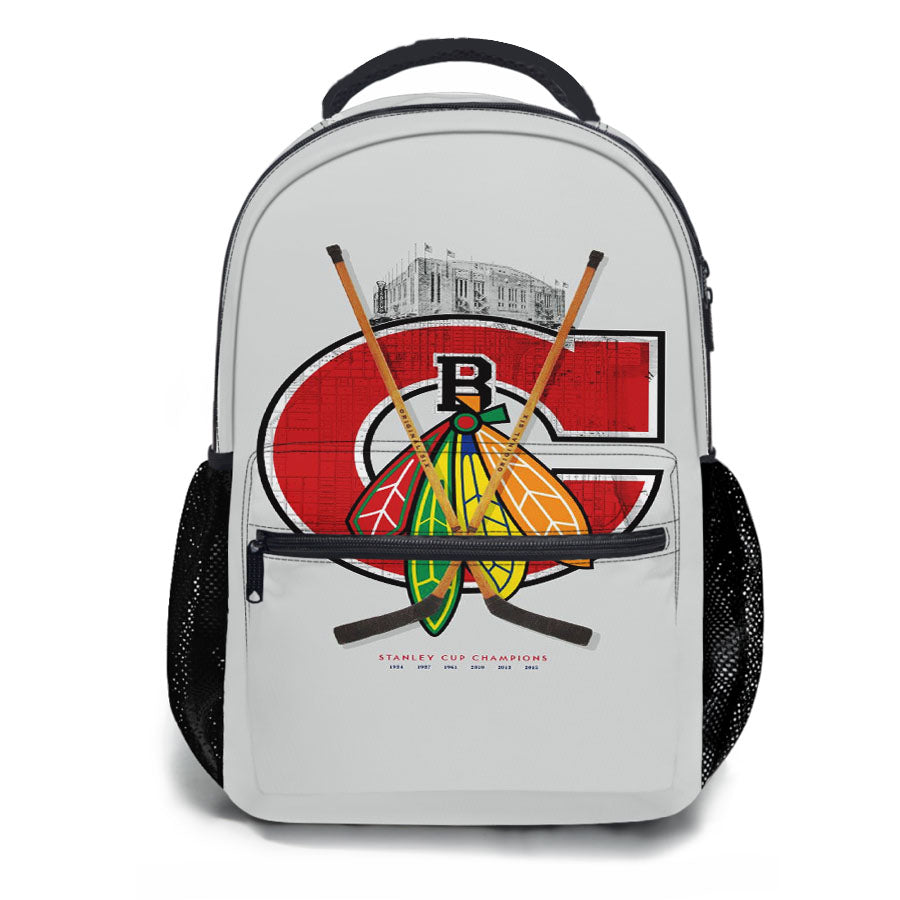 Chicago Blackhawks Stanley Cup Champions School Backpacks