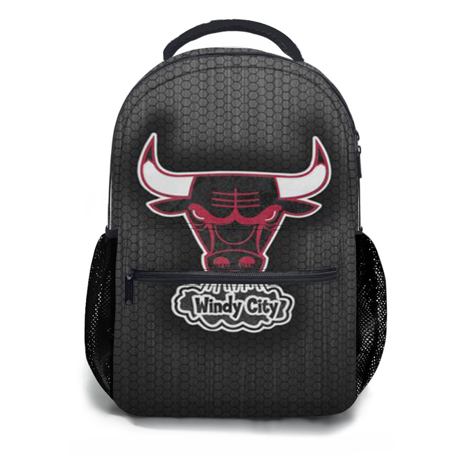 Chicago Bulls Logo School Backpacks