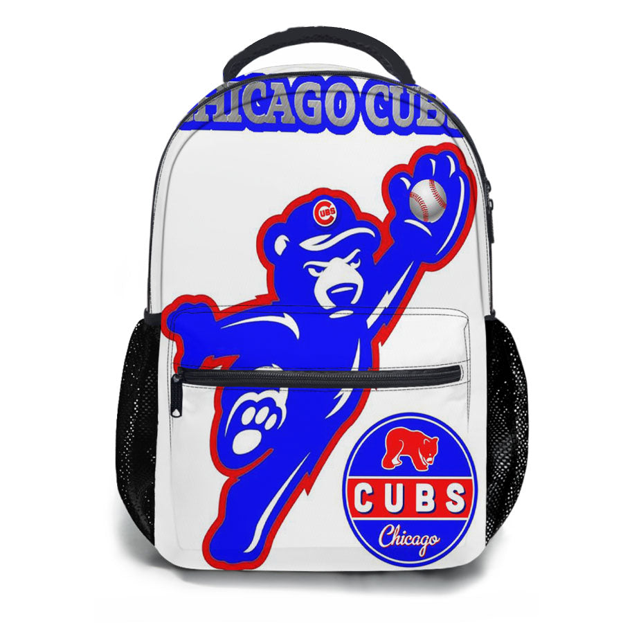 Chicago Cubs Bear Baseball School Backpacks