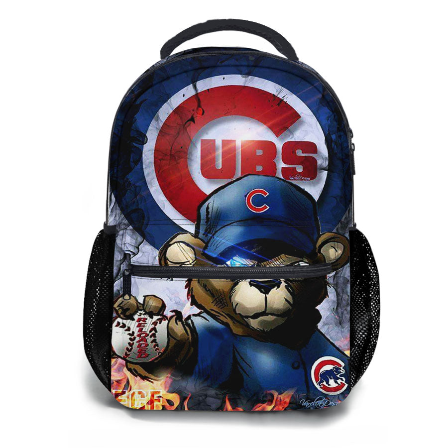 Chicago Cubs Bear Fire School Backpacks