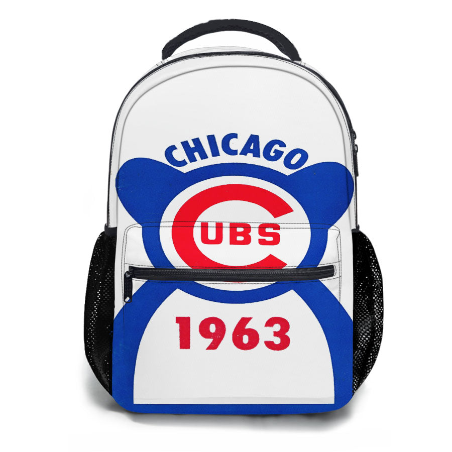 Chicago Cubs Bear Silhouette 1963 School Backpacks