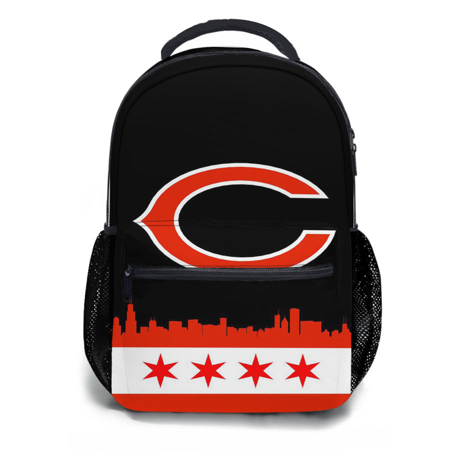 Chicago Cubs Black School Backpacks