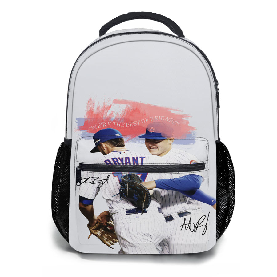 Chicago Cubs Bryant And Rizzo School Backpacks