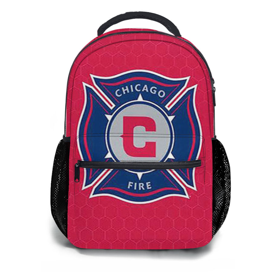 Chicago Fire Logo School Backpacks