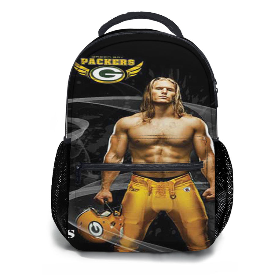 Clay Matthews Swirls Logo School Backpacks