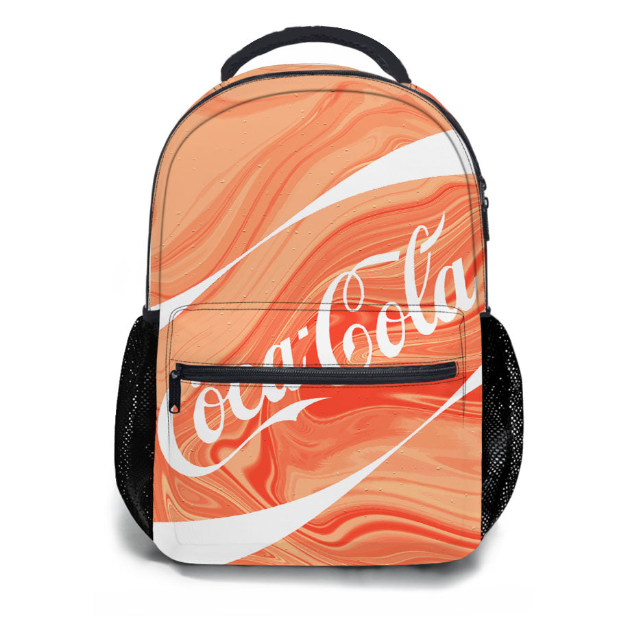 Coca-Cola Marble Pink School Backpacks