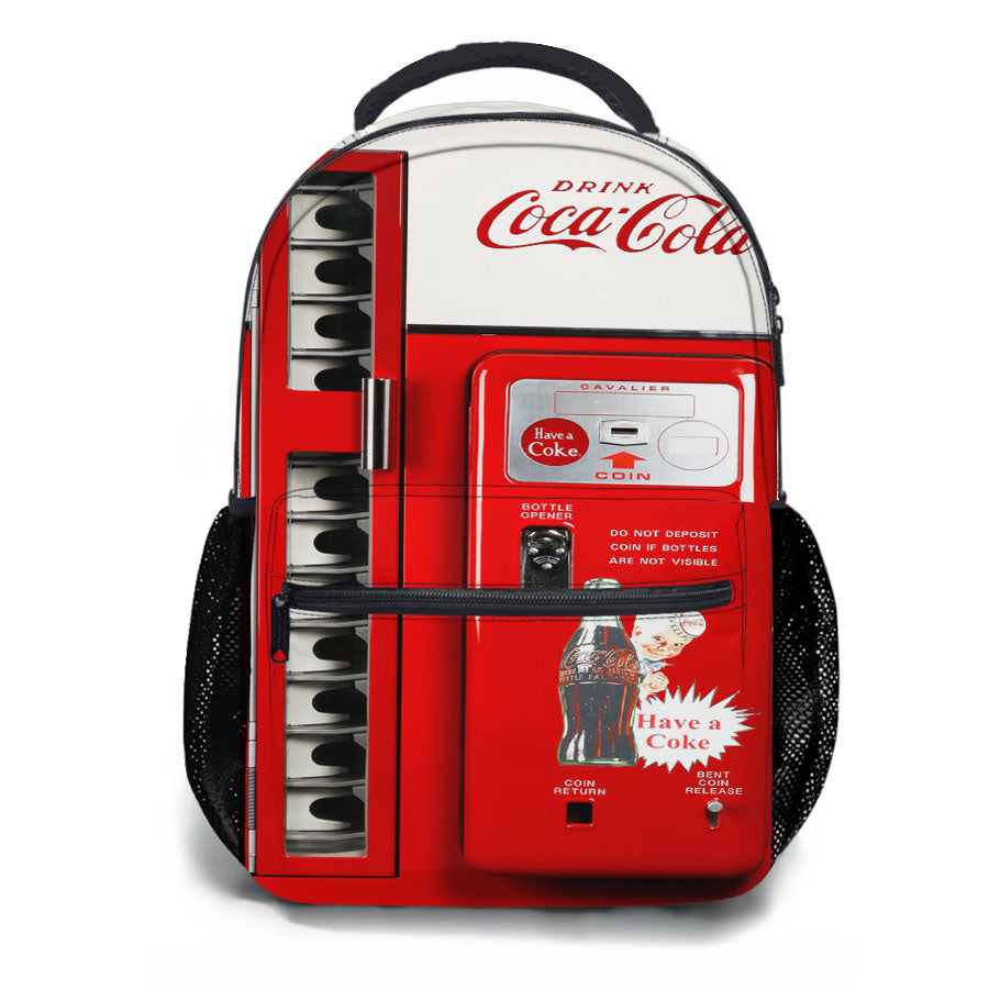 Coca Cola Machine School Backpacks