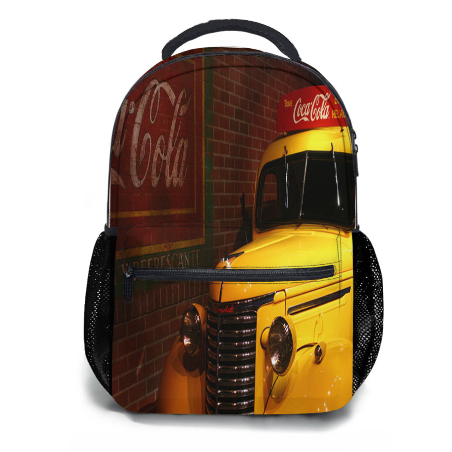 Coca Cola Truck Design School Backpacks