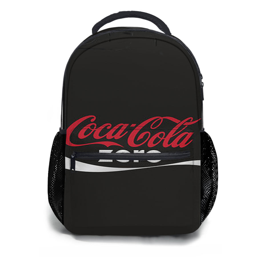 Coca Cola Zero Black School Backpacks