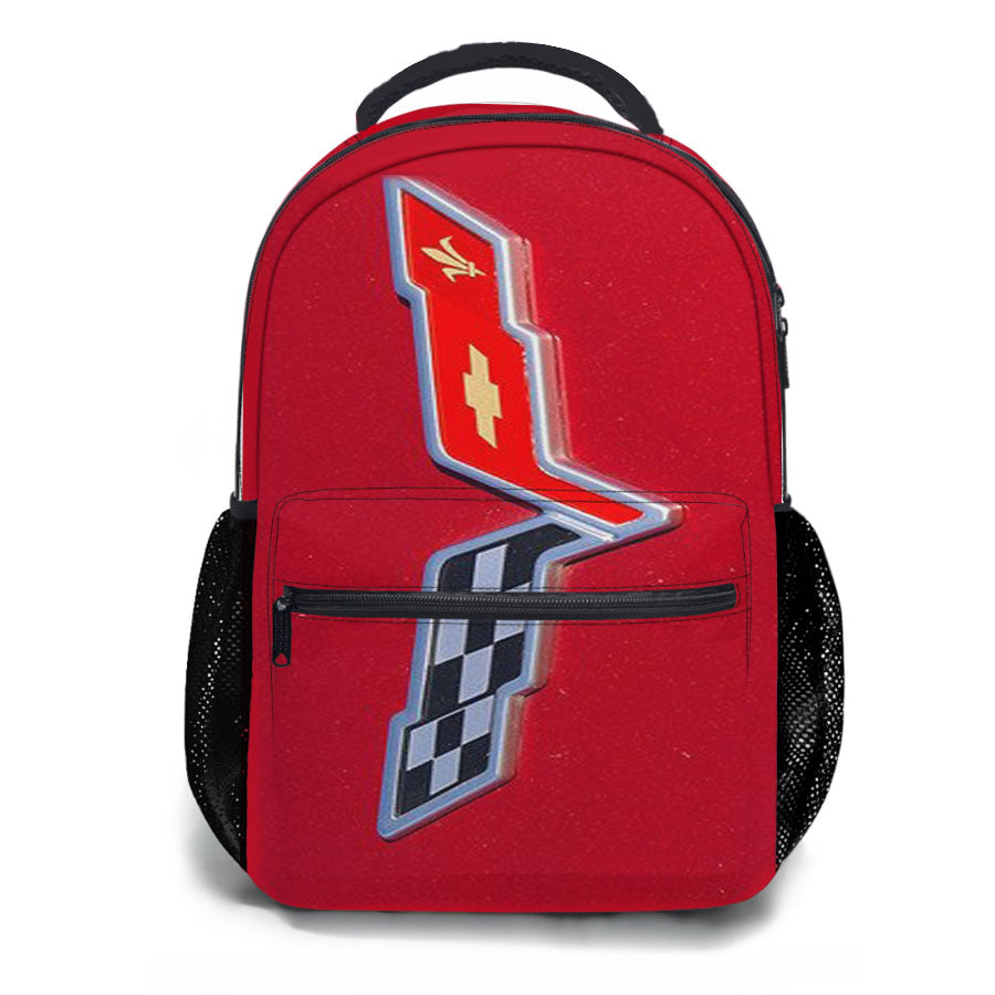 Corvette Flag School Backpacks