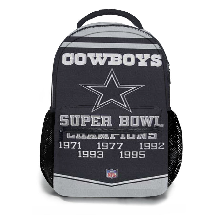 Dallas Cowboys Banner Texture School Backpacks
