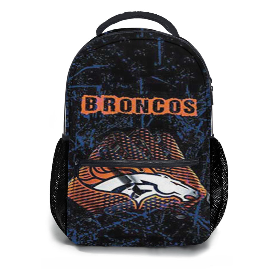 Denver Broncos Gloves Rough School Backpacks
