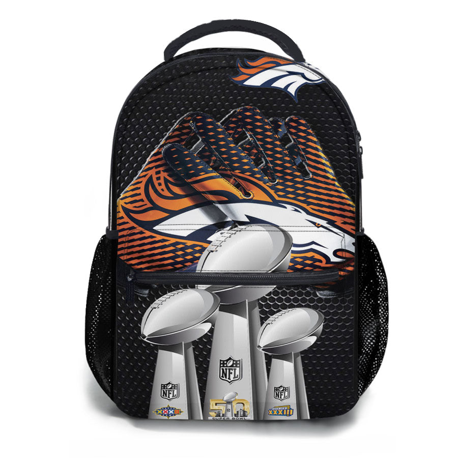 Denver Broncos Superbowl 50 Nfl School Backpacks
