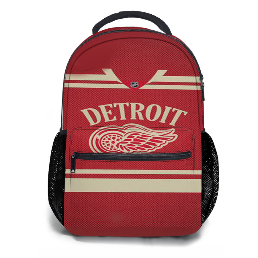 Detroit Red Wings Nhl School Backpacks