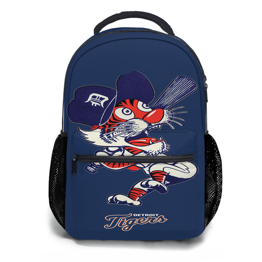 Detroit Tigers Baseball 2 School Backpacks