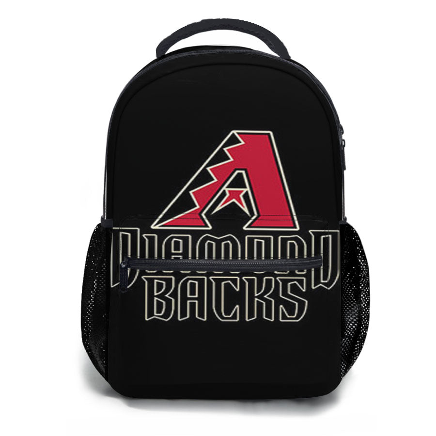 Diamond Backs Baseball Logo Black School Backpacks