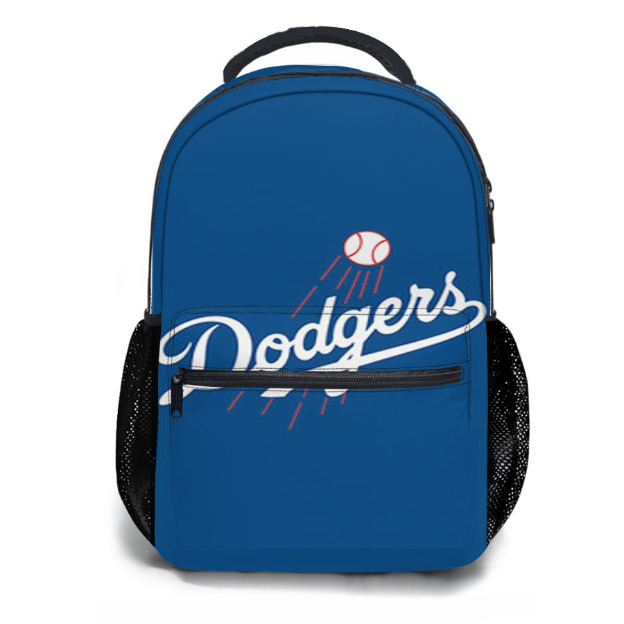 Dodgers Baseball Logo School Backpacks