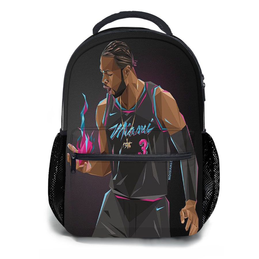 Dwyane Wade Miami Heat Art School Backpacks