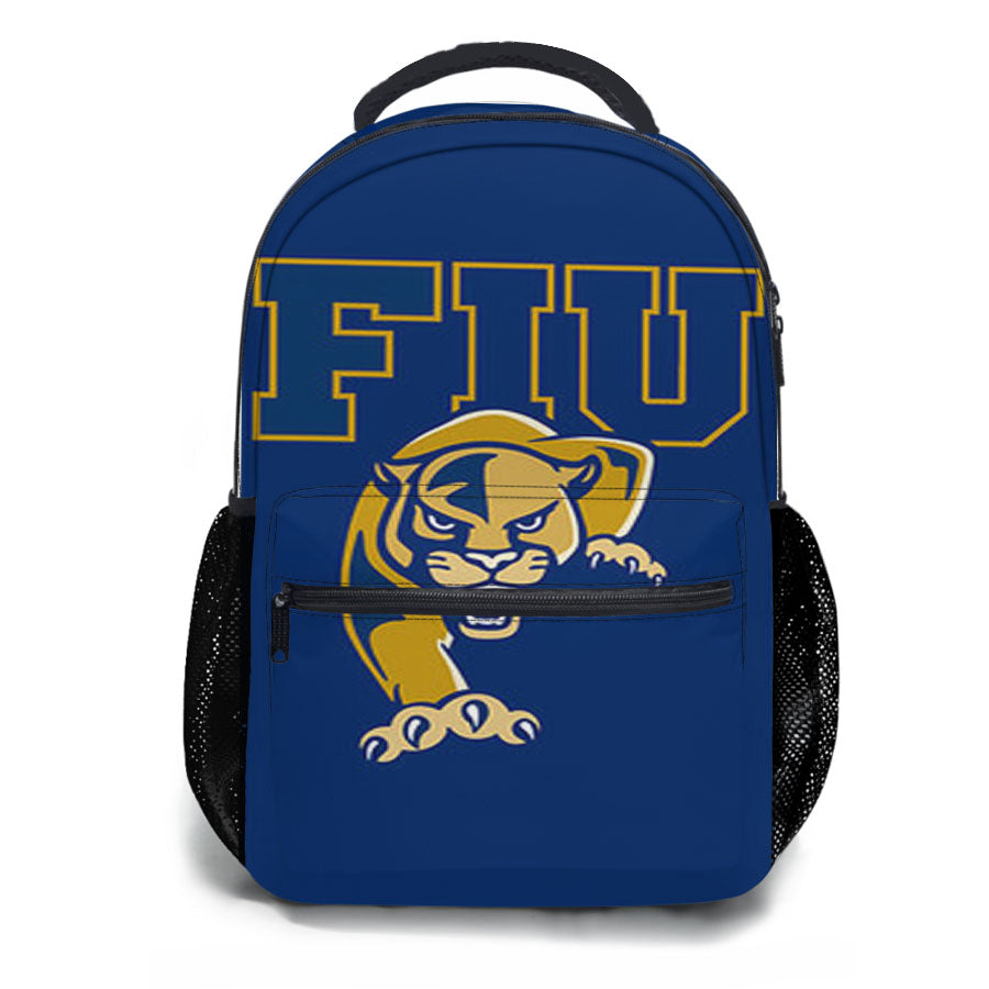 Fiu Baseball Logo Blue School Backpacks
