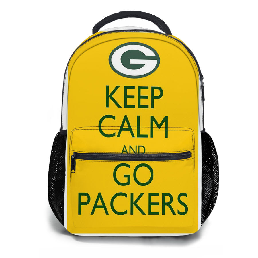 Go Packers School Backpacks