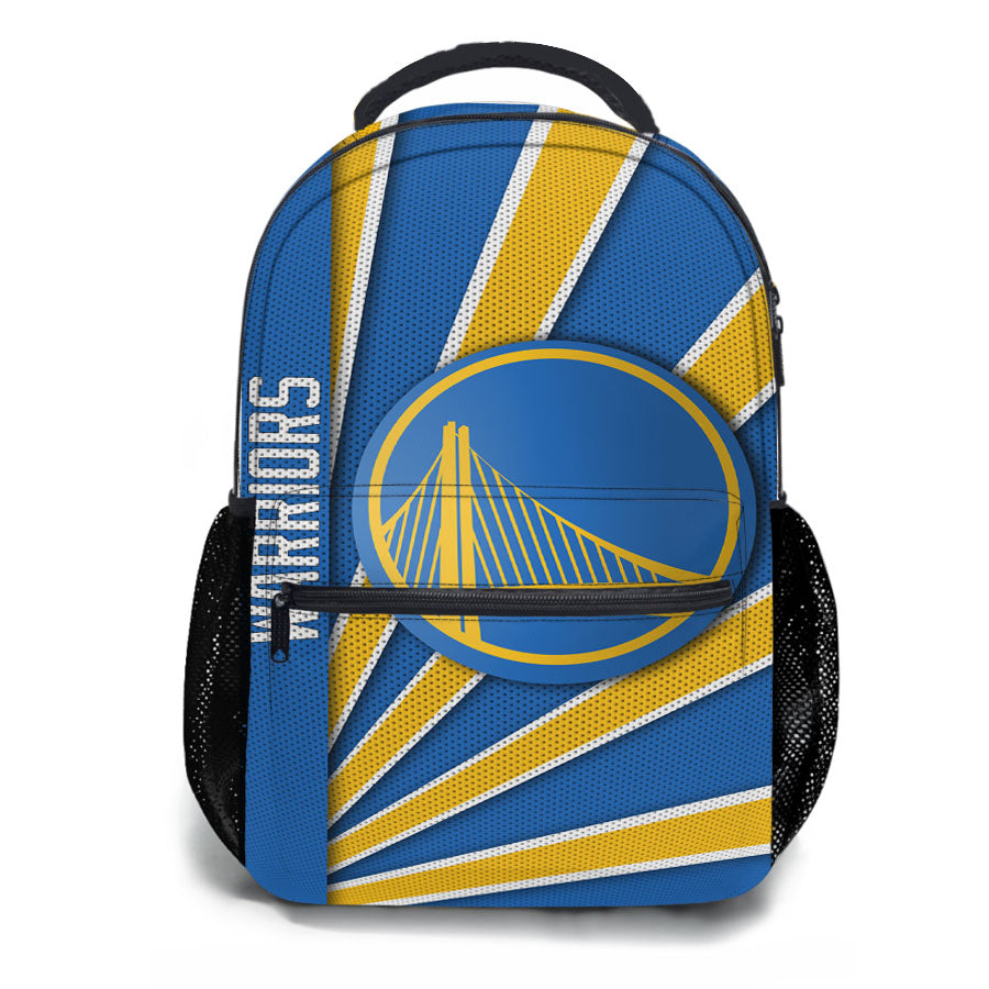 Golden State Warriors Stripe Wallpaper School Backpacks